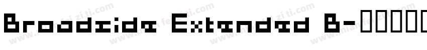 Broadside Extended B字体转换